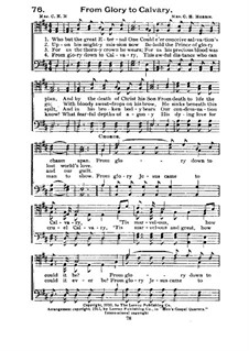 From Glory to Calvary: From Glory to Calvary by Lelia Naylor Morris