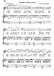 Kathleen Mavourneen: Для голоса и фортепиано by Frederick Nicholls Crouch
