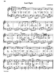 No.2 Last Night: No.2 Last Night (in F Major) by Хальфдан Кьерульф