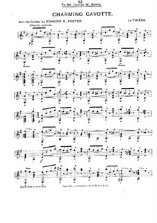 Charming Gavotte, for Guitar: Charming Gavotte, for Guitar by Charles le Thiére