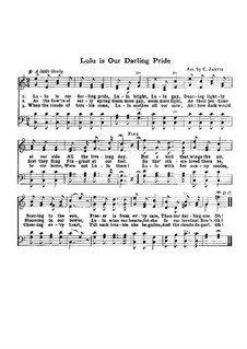 Lulu is Our Darling Pride: Для хора by Unknown (works before 1850)