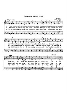 Leyer und Schwer, Op.42: No.2 Lützow's wilde Jagd (Lutzow's Wild Hunt), J.168 by Карл Мария фон Вебер