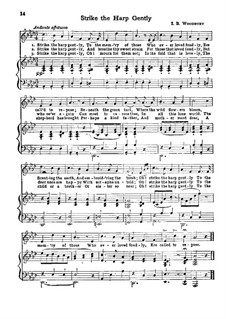 Strike the Harp Gently: Strike the Harp Gently by Isaac Baker Woodbury