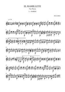 Букет. Три легких пьесы: Для гитары by Pedro Antonio Iparraguirre