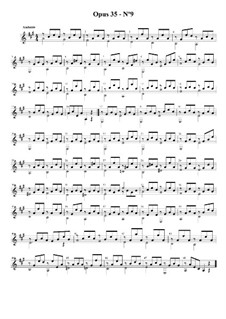 Двадцать четыре упражнения для гитары, Op.35: Этюд No.9 by Фернандо Сор