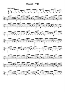 Двадцать четыре упражнения для гитары, Op.35: Этюд No.24 by Фернандо Сор