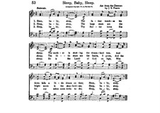 Sleep, Baby, Sleep: Для смешанного хора by folklore
