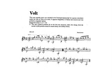 Volt: Для гитары by Unknown (works before 1850)