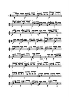 Двадцать пять этюдов для гитары, Op.60: No.2 by Маттео Каркасси