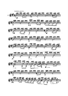 Двадцать пять этюдов для гитары, Op.60: No.13 by Маттео Каркасси