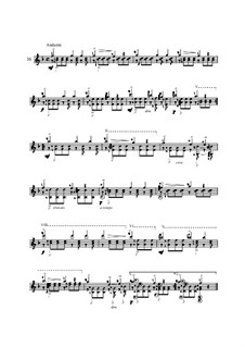 Двадцать пять этюдов для гитары, Op.60: No.16 by Маттео Каркасси