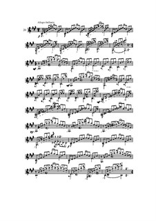 Двадцать пять этюдов для гитары, Op.60: No.20 by Маттео Каркасси
