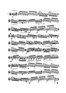 Двадцать пять этюдов для гитары, Op.60: No.22 by Маттео Каркасси