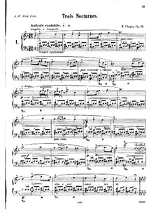 Ноктюрны, Op.15: No.1 фа мажор by Фредерик Шопен