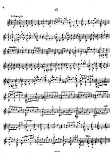Двадцать пять этюдов, Op.38: Этюд No.13 by Наполеон Кост