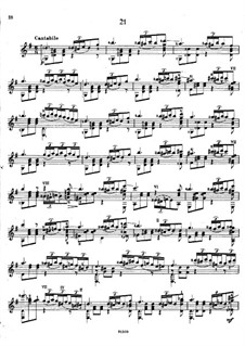 Двадцать пять этюдов, Op.38: Этюд No.21 by Наполеон Кост