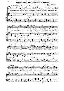 Good-Night and Christmas Prayer: Good-Night and Christmas Prayer by Майлз Б. Фостер