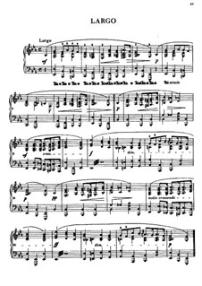Ларго ми-бемоль мажор, B.109 KK. IVb/5: Для фортепиано by Фредерик Шопен