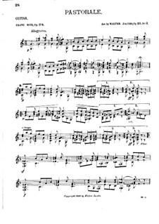 Пастораль, Op.174: Пастораль by Франц Хитц