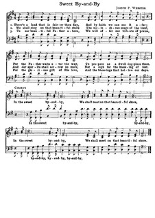 Sweet By and By: Для смешанного хора by Joseph Philbrick Webster