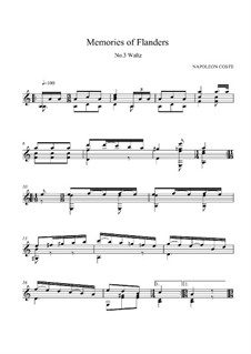 Souvenirs de Flandres (Memories of Flanders), Op.5: No.3 Waltz by Наполеон Кост