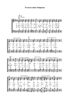 Tu m'as aime, Seigneur: Tu m'as aime, Seigneur by Михаэль Гайдн