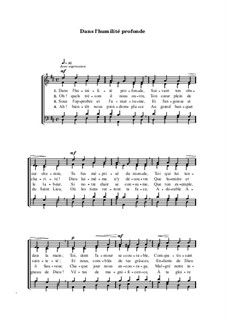 Dans l'humilité profonde: Dans l'humilité profonde by Jacob Hintze