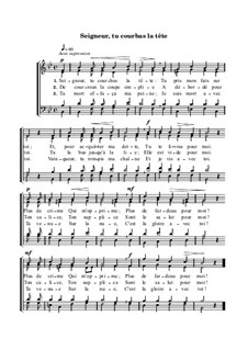 Seigneur, tu courbas la tête: Seigneur, tu courbas la tête by Орландо ди Лассо