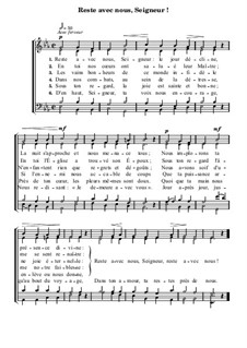 Reste avec nous, Seigneur: Reste avec nous, Seigneur by Уильям Генри Монк