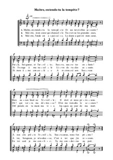 Maître, entends-tu la tempête: Maître, entends-tu la tempête by Horatio Richmond Palmer