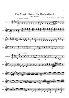 В страданьях дни мои проходят: Скрипка II by Вольфганг Амадей Моцарт