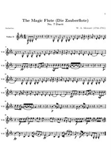 Bei Männern welche Liebe fühlen: Скрипка II by Вольфганг Амадей Моцарт