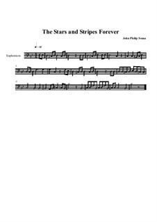 Звёзды и полосы навсегда: Euphonium part by Джон Филип Суза