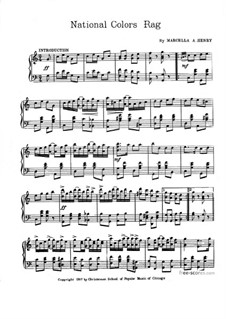 National Colors Rag: National Colors Rag by Marcella A. Henry