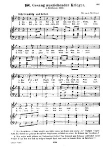 Gesang ausziehender Krieger: Gesang ausziehender Krieger by Альберт Метфессель