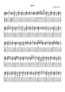 Двадцать пять этюдов, Op.38: Этюд No.13 by Наполеон Кост
