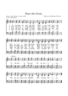 Near the Cross: Для смешанного хора by William Howard Doane