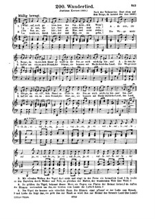 Wanderer's Song: Wanderer's Song by Unknown (works before 1850)