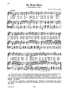 Meine Muse: Für Stimme und Klavier by Justus Wilhelm Lyra
