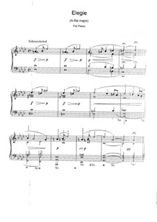 Элегия ля-бемоль мажор, WWV 93: Элегия ля-бемоль мажор by Рихард Вагнер