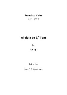 Alleluia do 2.º Tom: Alleluia do 2.º Tom by Francisco Velez
