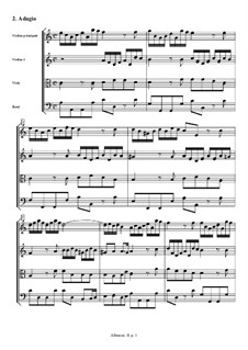Концерт для струнных до мажор: Часть II (Адажио) by Томазо Альбинони