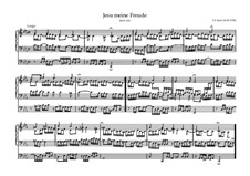 Jesu, meine Freude, BWV 610: For organ by Иоганн Себастьян Бах