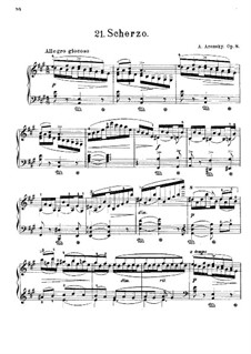 Скерцо, Op.8: Для фортепиано by Антон Аренский