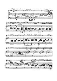 Соната для скрипки и фортепиано No.1 соль мажор, Op.78: Часть III by Иоганнес Брамс
