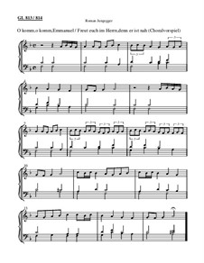 O komm, o komm, Emmanuel (Choralvorspiel): O komm, o komm, Emmanuel (Choralvorspiel) by Roman Jungegger