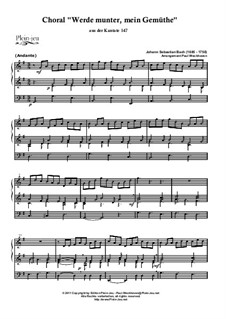 Jesus bleibet: For organ by Иоганн Себастьян Бах