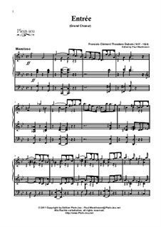Entrée (Grand Choeur): Entrée (Grand Choeur) by Теодор Дюбуа