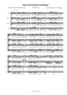 Süsser die Glocken nie klingen: For choir by folklore