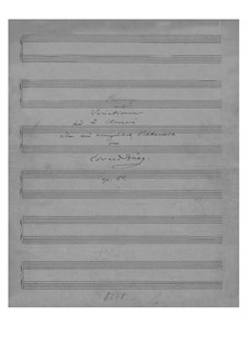 Старонорвежский романс с вариациями, Op.51: Для двух фортепиано в 4 руки by Эдвард Григ